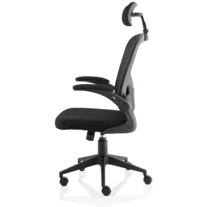 Ace High Back Mesh Executive Office Chair with Folding Arms