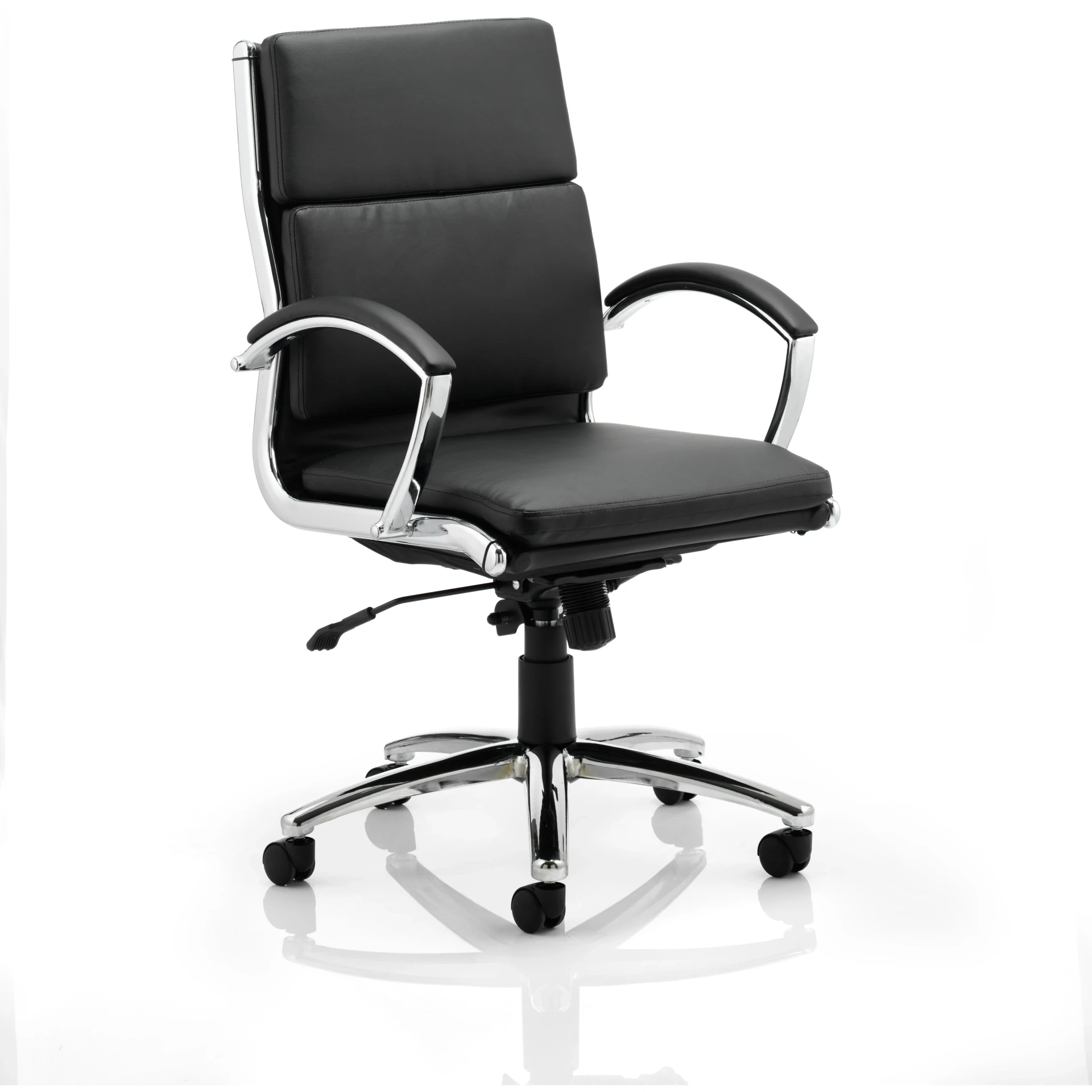 Classic Medium or High Back Bonded Leather Executive Office Chair