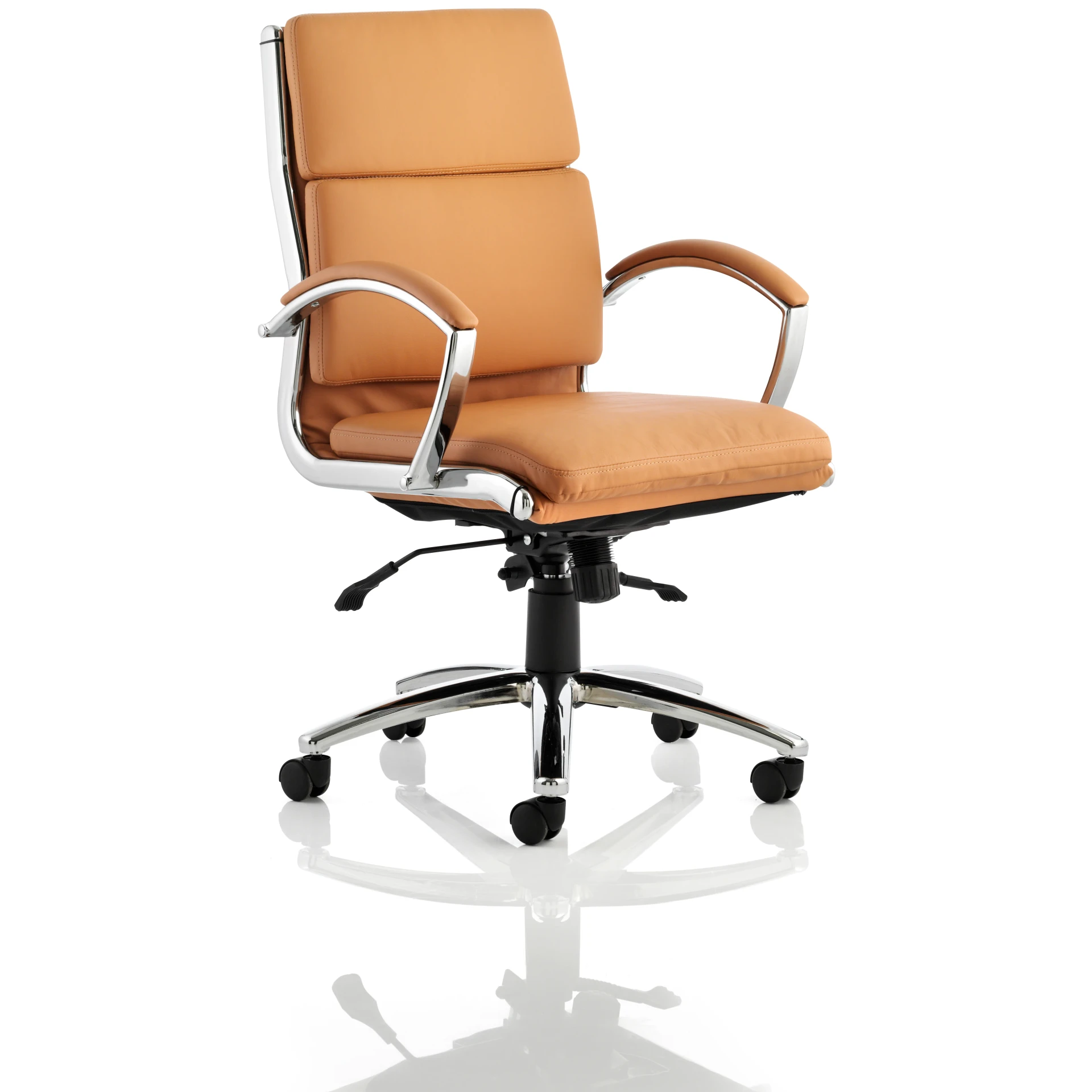 Classic Medium or High Back Bonded Leather Executive Office Chair