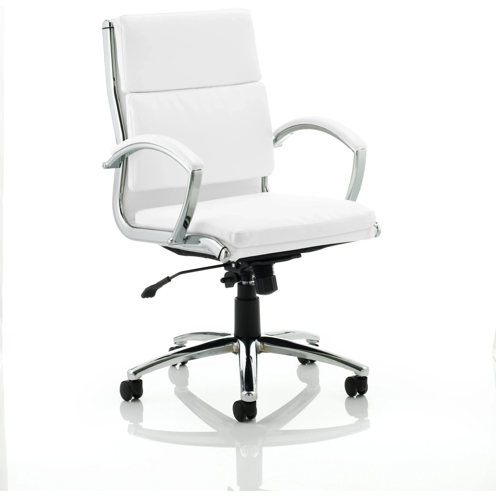 Classic Medium or High Back Bonded Leather Executive Office Chair