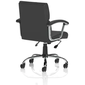 Desire Split Panel Leather Executive Office Chair in Black or White
