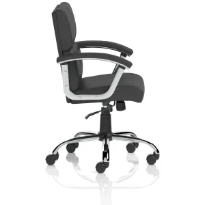 Desire Split Panel Leather Executive Office Chair in Black or White