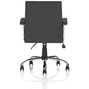 Desire Split Panel Leather Executive Office Chair in Black or White