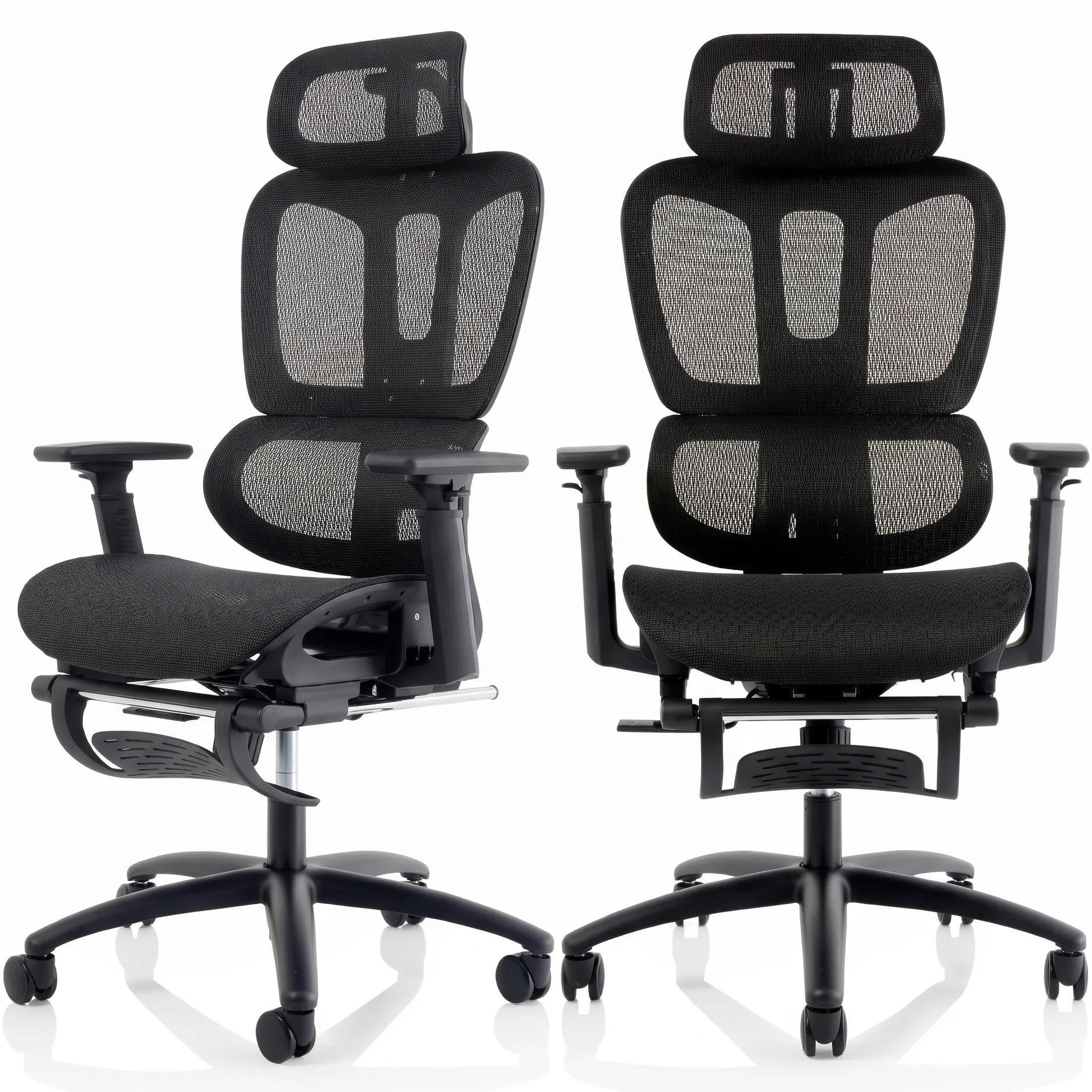 Horizon High Back Mesh Executive Office Chair with Footrest