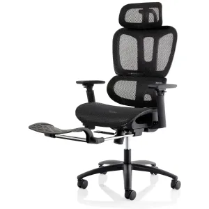 Horizon Executive Mesh Chair With Height Adjustable Arms and Footrest