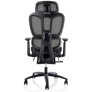 Horizon Executive Mesh Chair With Height Adjustable Arms and Footrest