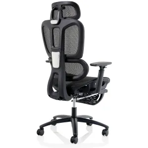 Horizon Executive Mesh Chair With Height Adjustable Arms and Footrest
