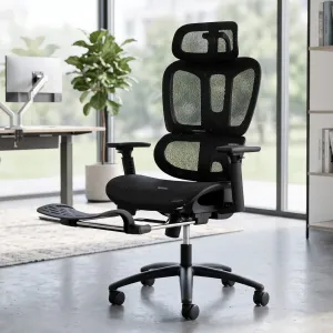 Horizon High Back Mesh Executive Office Chair with Footrest