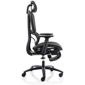 Horizon Executive Mesh Chair With Height Adjustable Arms and Footrest