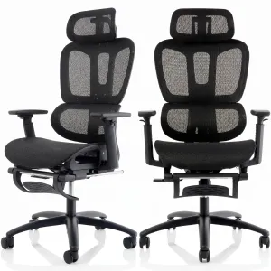 Horizon High Back Mesh Executive Office Chair with Footrest