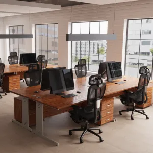Horizon Executive Mesh Chair With Height Adjustable Arms and Footrest