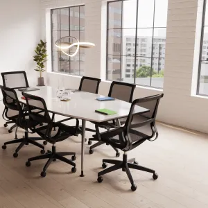 Lula Medium Mesh Back Executive Office Chair with Arms