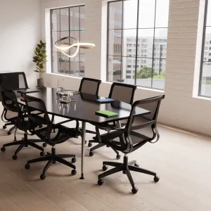 Lula Medium Mesh Back Executive Office Chair with Arms