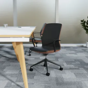 Mara Black PU Executive Office Chair