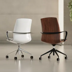 Mara Black PU Executive Office Chair