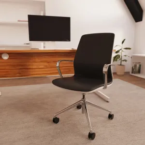 Mara Black PU Executive Office Chair