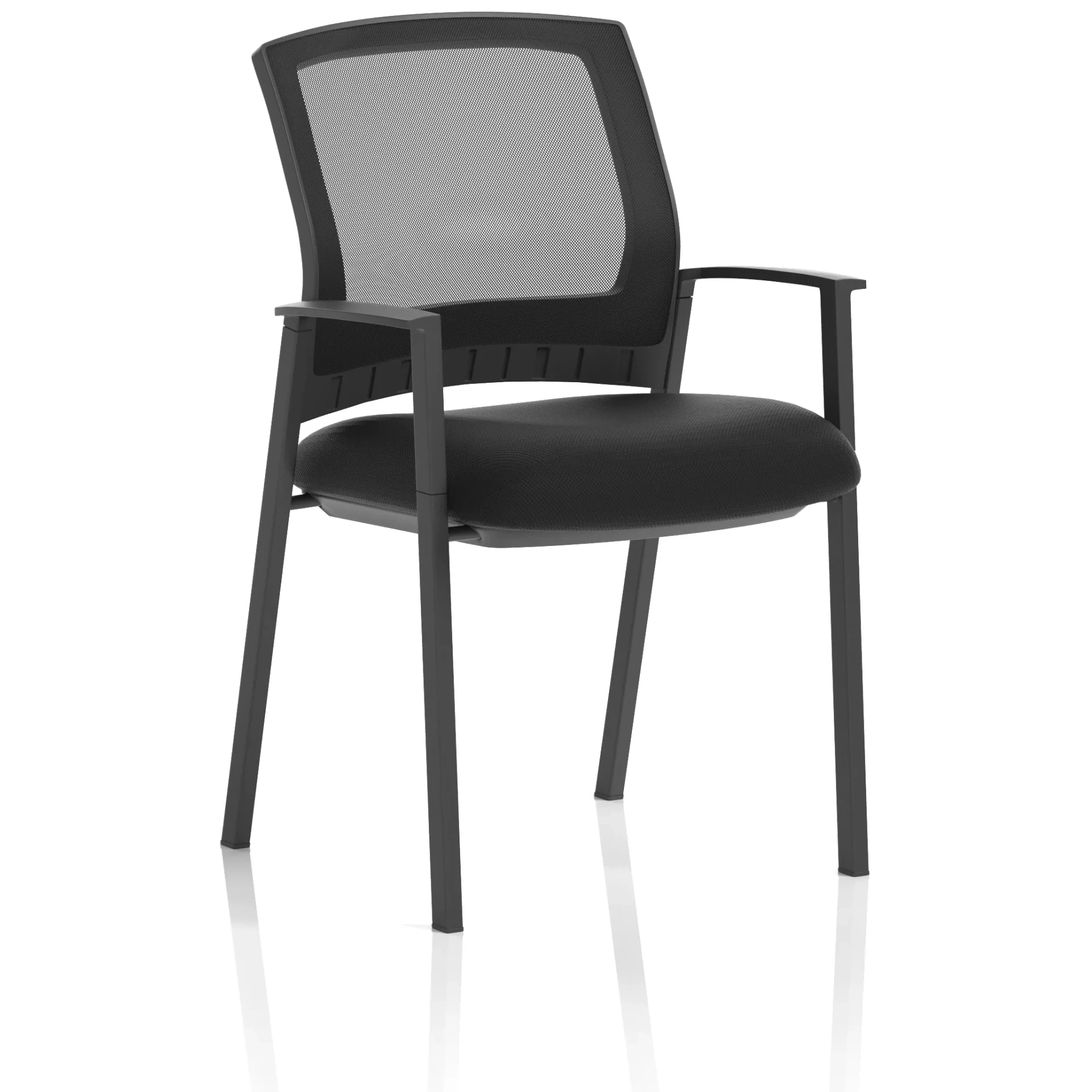 Metropolis High Back Black Leather Executive Office Chair