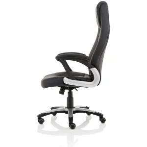 Metropolis High Back Black Leather Executive Office Chair