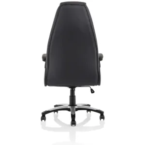 Metropolis High Back Black Leather Executive Office Chair