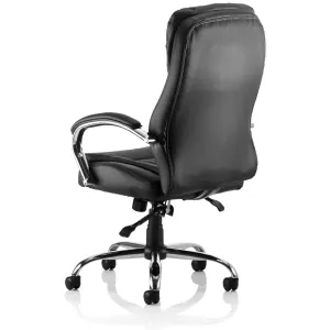 Metropolis High Back Black Leather Executive Office Chair