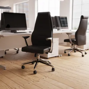 Mien High Back Soft Bonded Leather Executive Office Chair