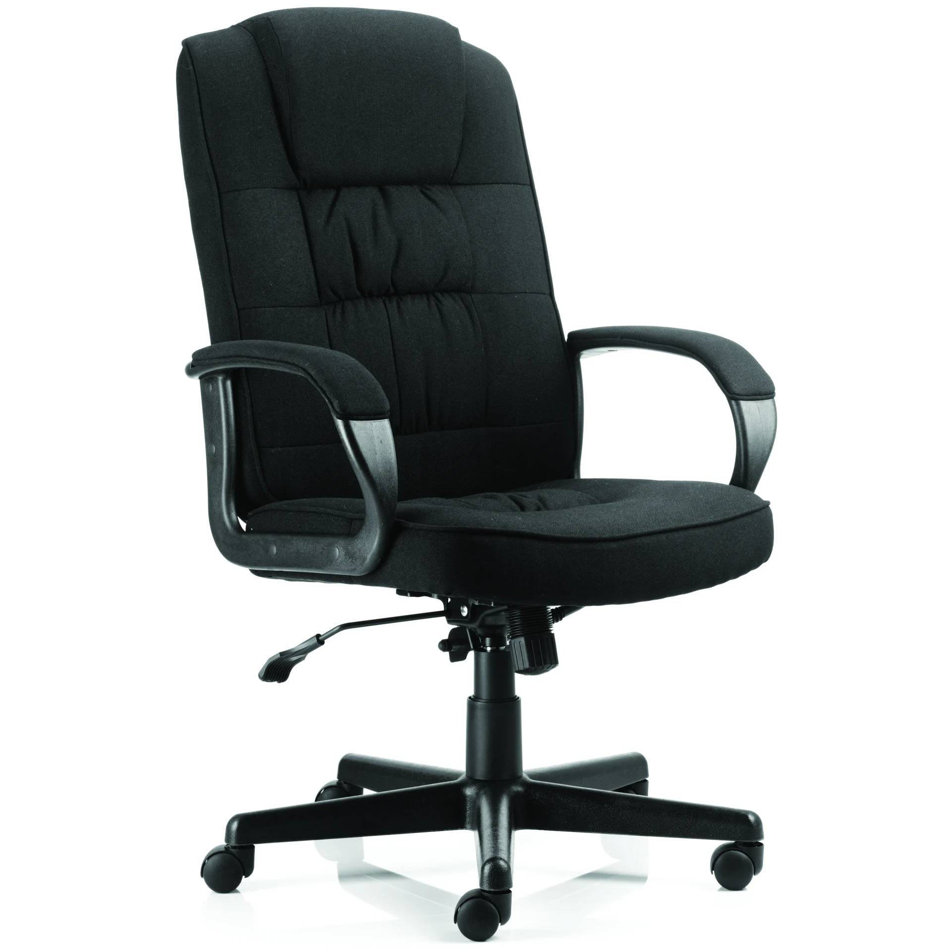Moore High Back Black Executive Office Chair with Arms