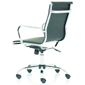 Nola Italian Style Leather Executive Office Chair in Black or White