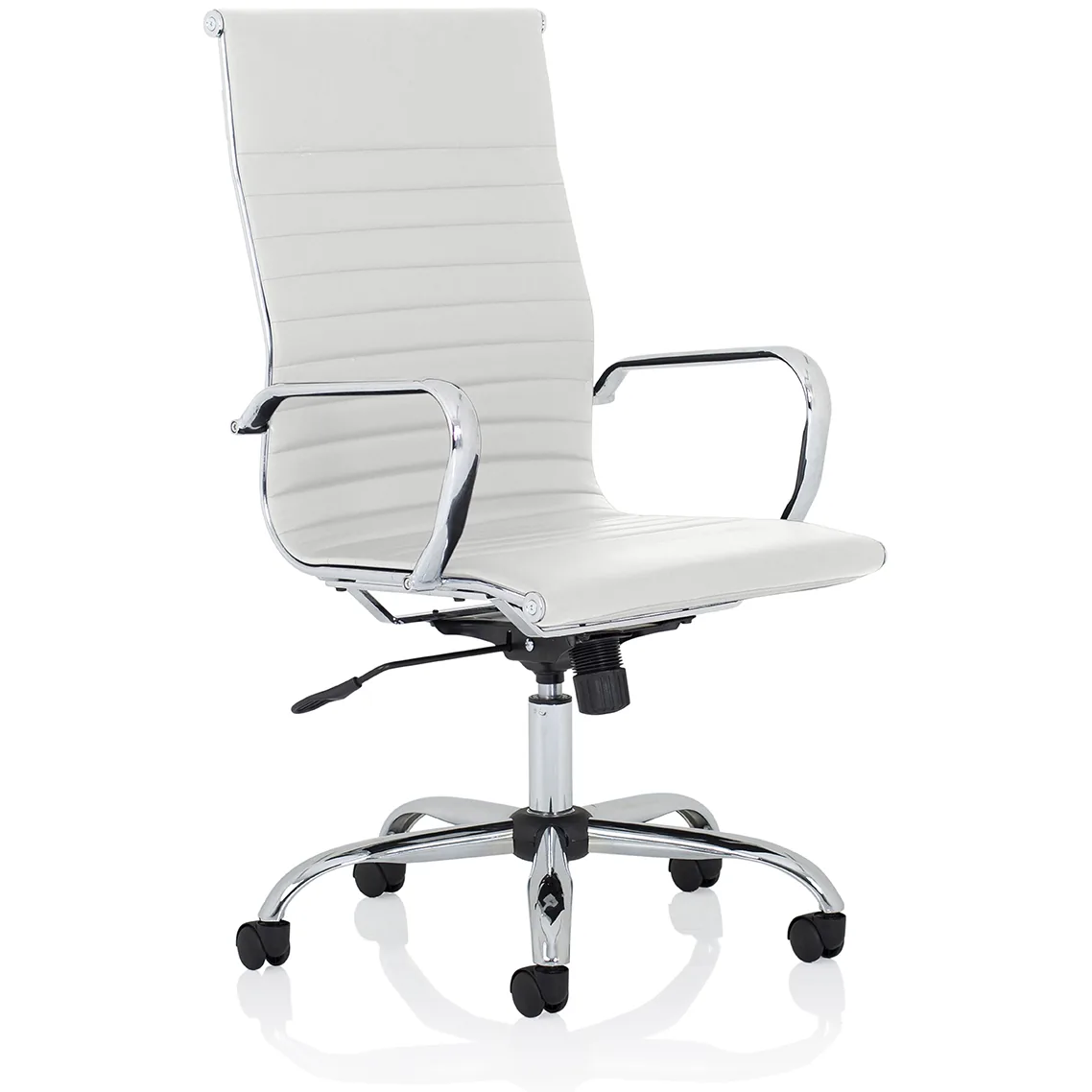Nola Italian Style Leather Executive Office Chair in Black or White