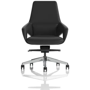 Olive High Back Executive Office Chair with Wood Effect Detailing