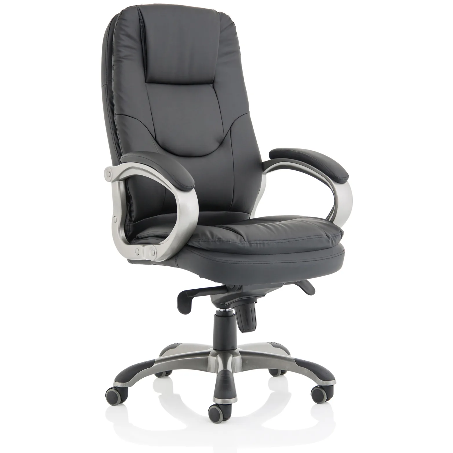 Oscar High Back Black Executive Office Chair with Arms