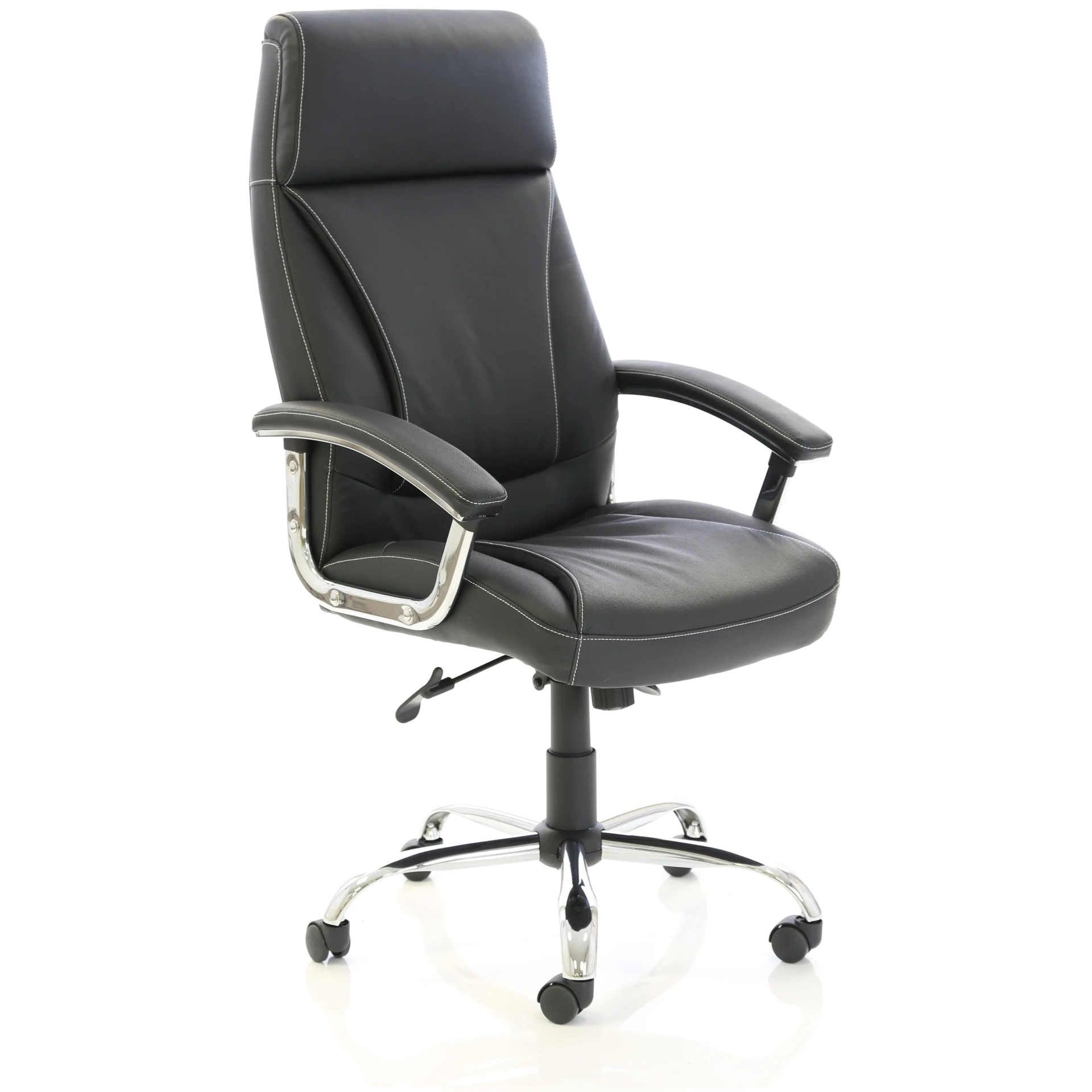 Penza High Back Executive Leather Office Chair with Arms