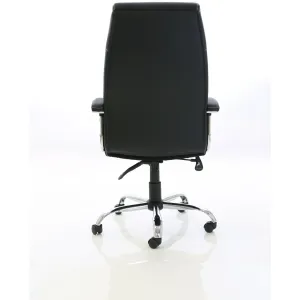 Penza High Back Leather and Chrome Executive Office Chair
