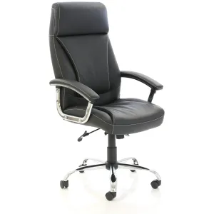 Penza High Back Executive Leather Office Chair with Arms