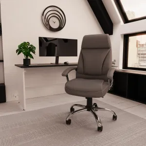 Penza High Back Executive Leather Office Chair with Arms