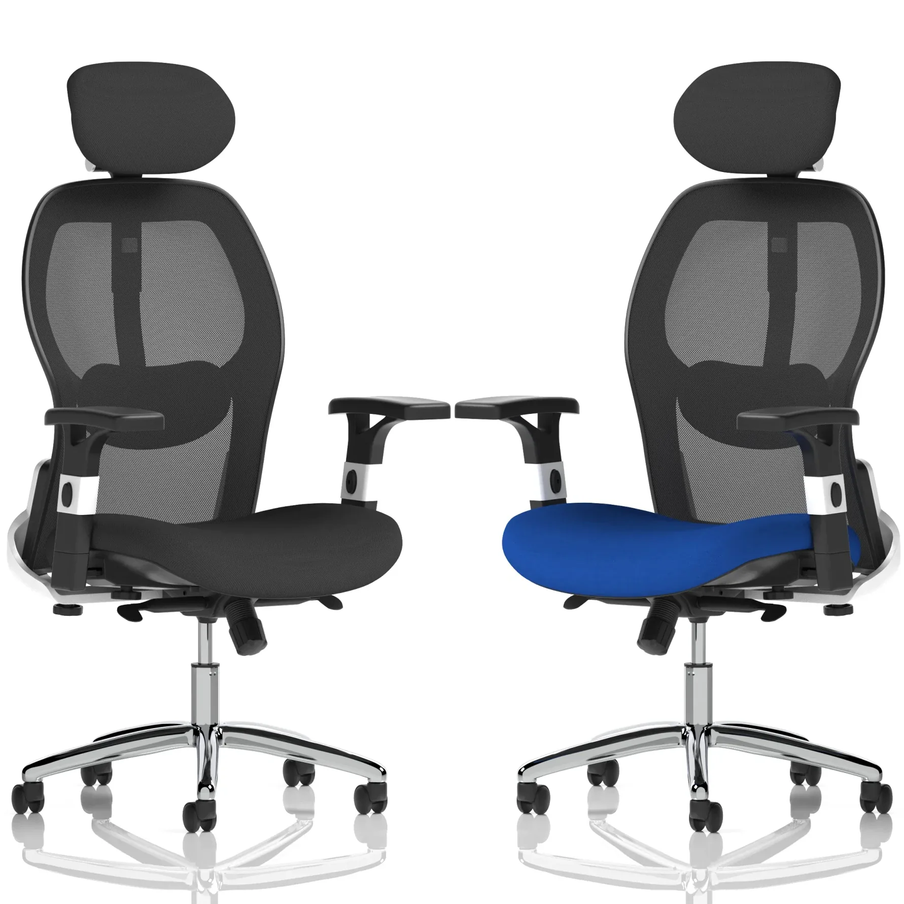 Sanderson II High Mesh Back Executive Office Chair with Headrest