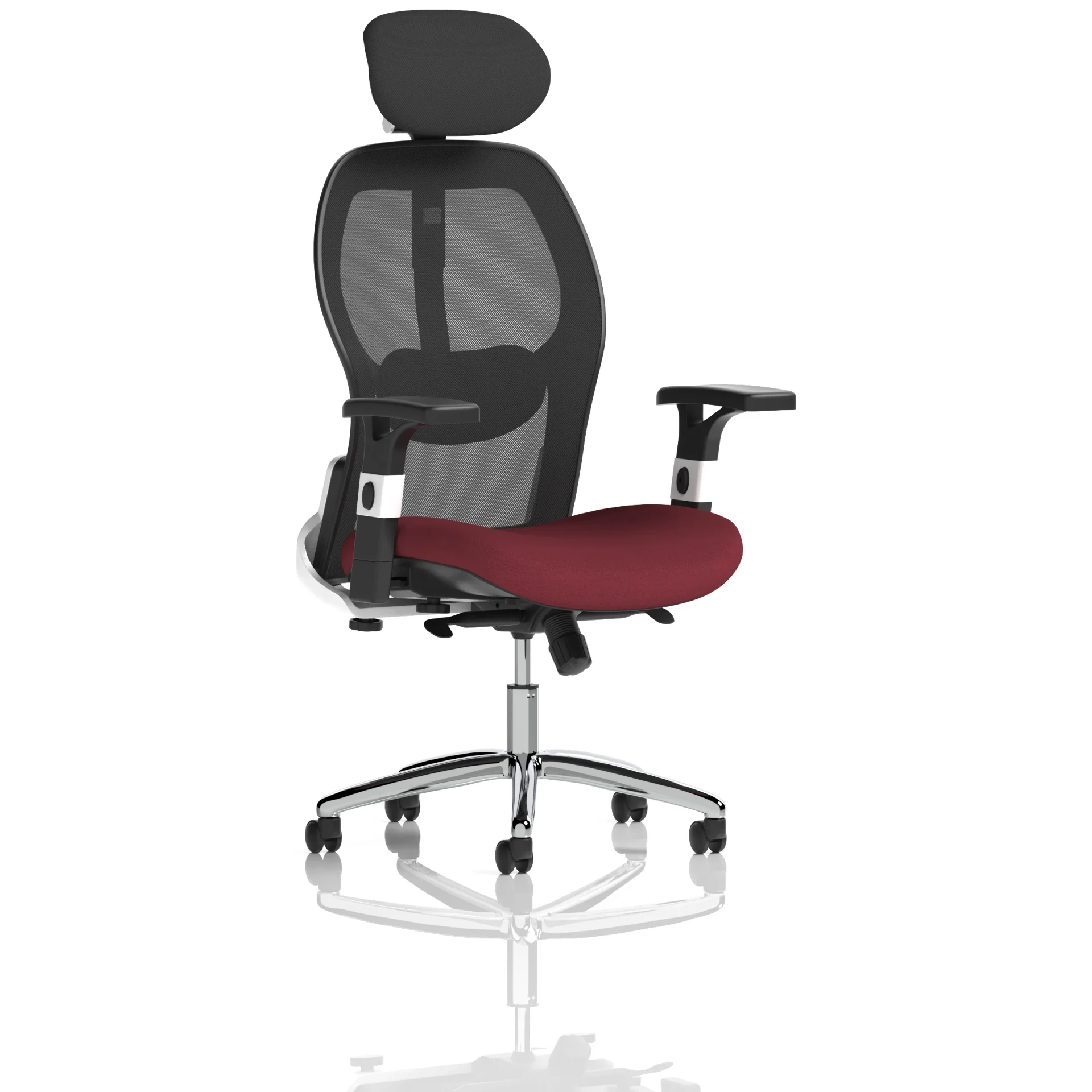 Sanderson II High Mesh Back Executive Office Chair with Headrest