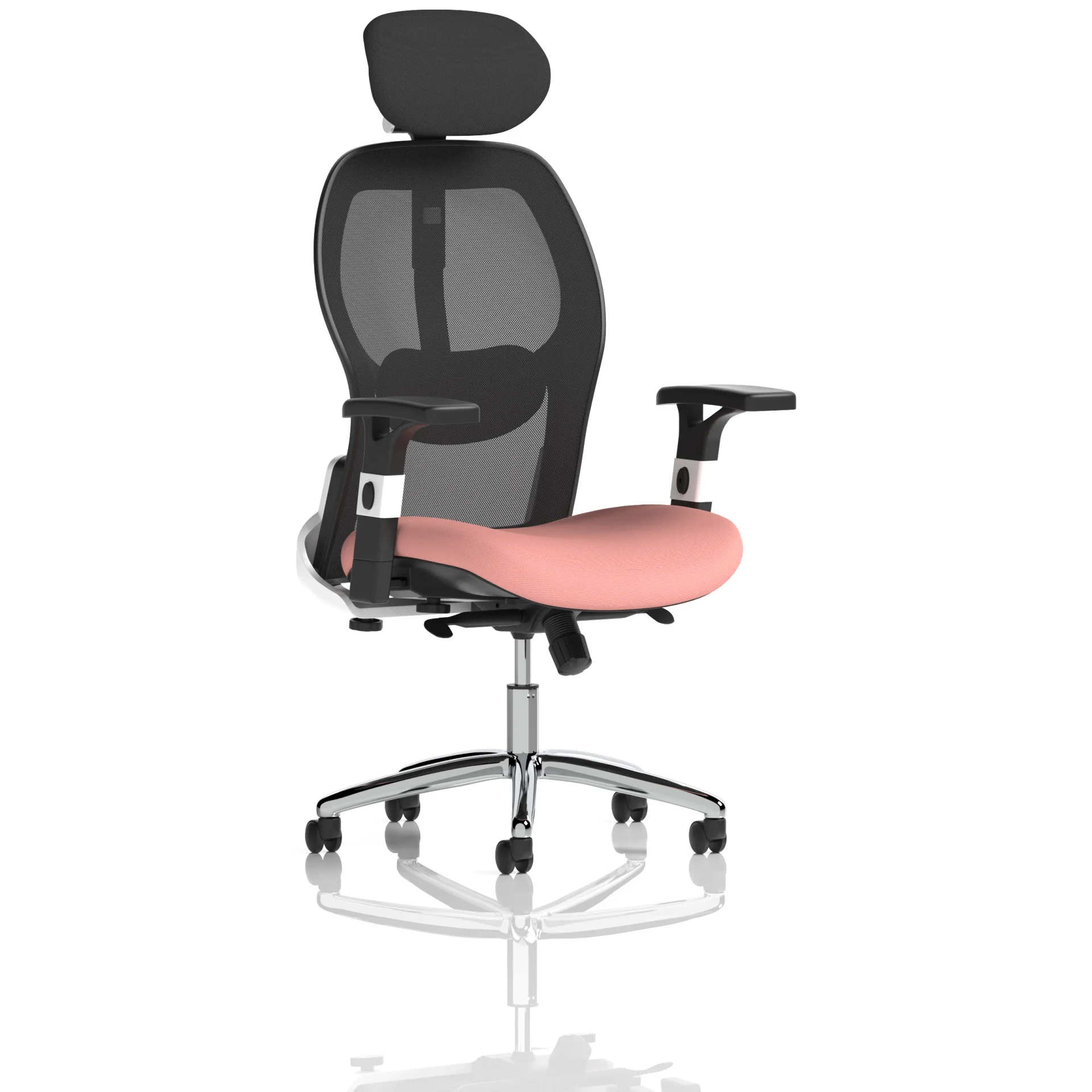 Sanderson II High Mesh Back Executive Office Chair with Headrest