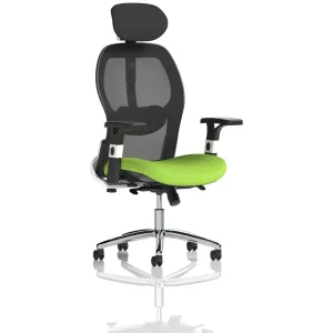 Sanderson II High Mesh Back Executive Office Chair with Headrest
