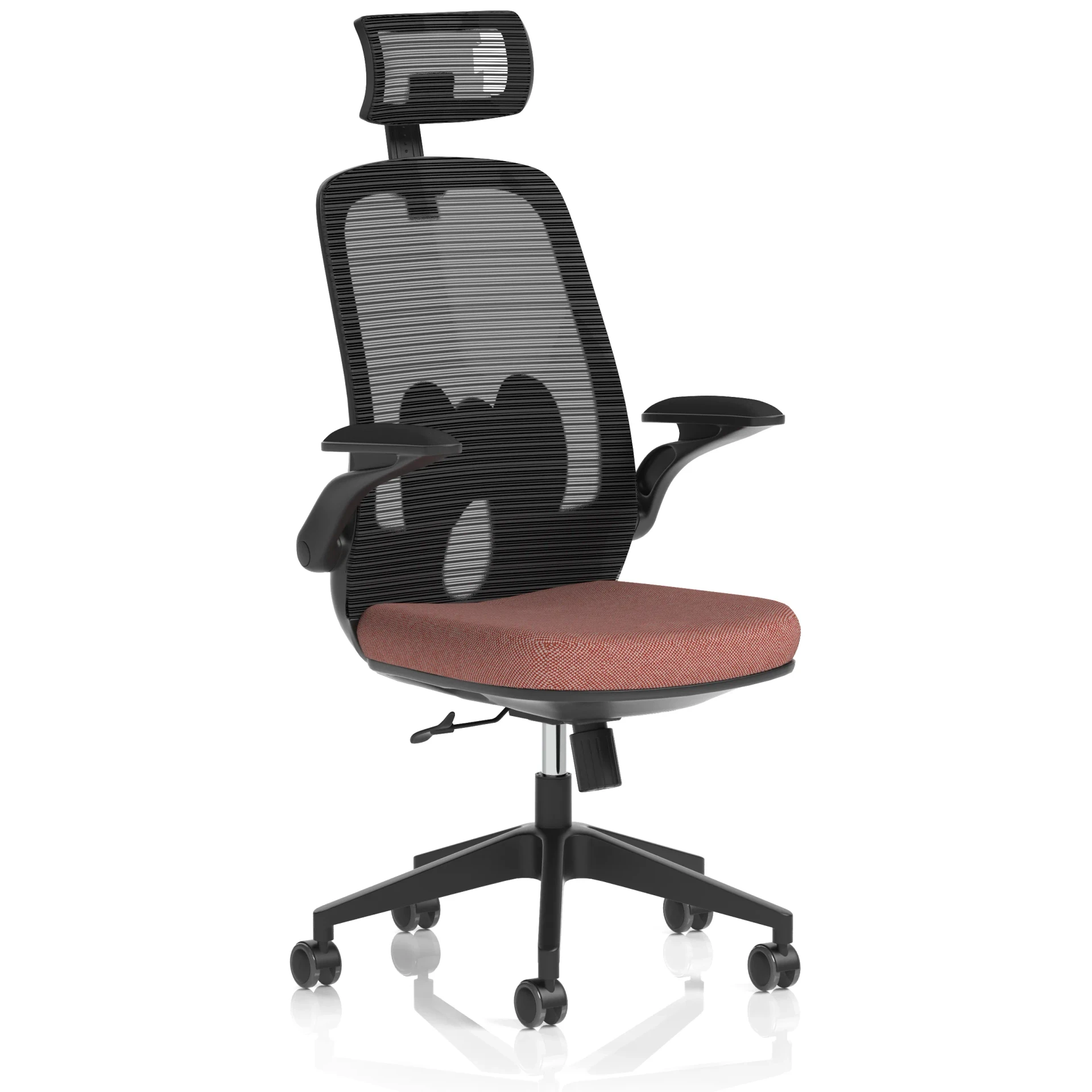 Sigma High Mesh Back Executive Office Chair with Folding Arms