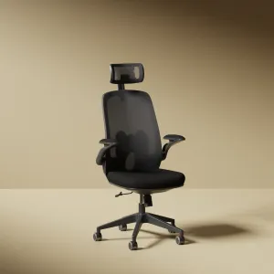 Sigma Executive Mesh Chair With Folding Arms