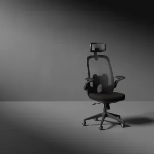 Sigma Executive Mesh Chair With Folding Arms