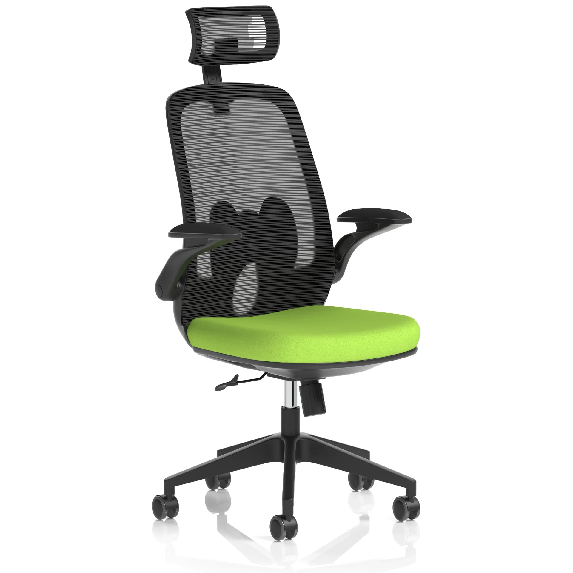 Sigma High Mesh Back Executive Office Chair with Folding Arms