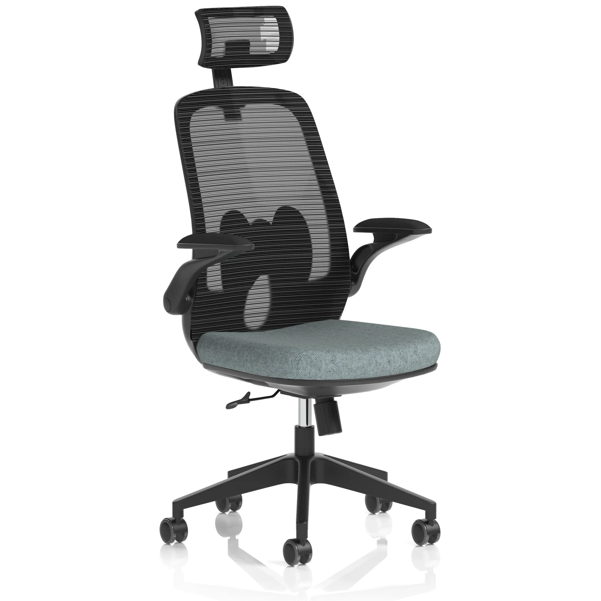 Sigma High Mesh Back Executive Office Chair with Folding Arms