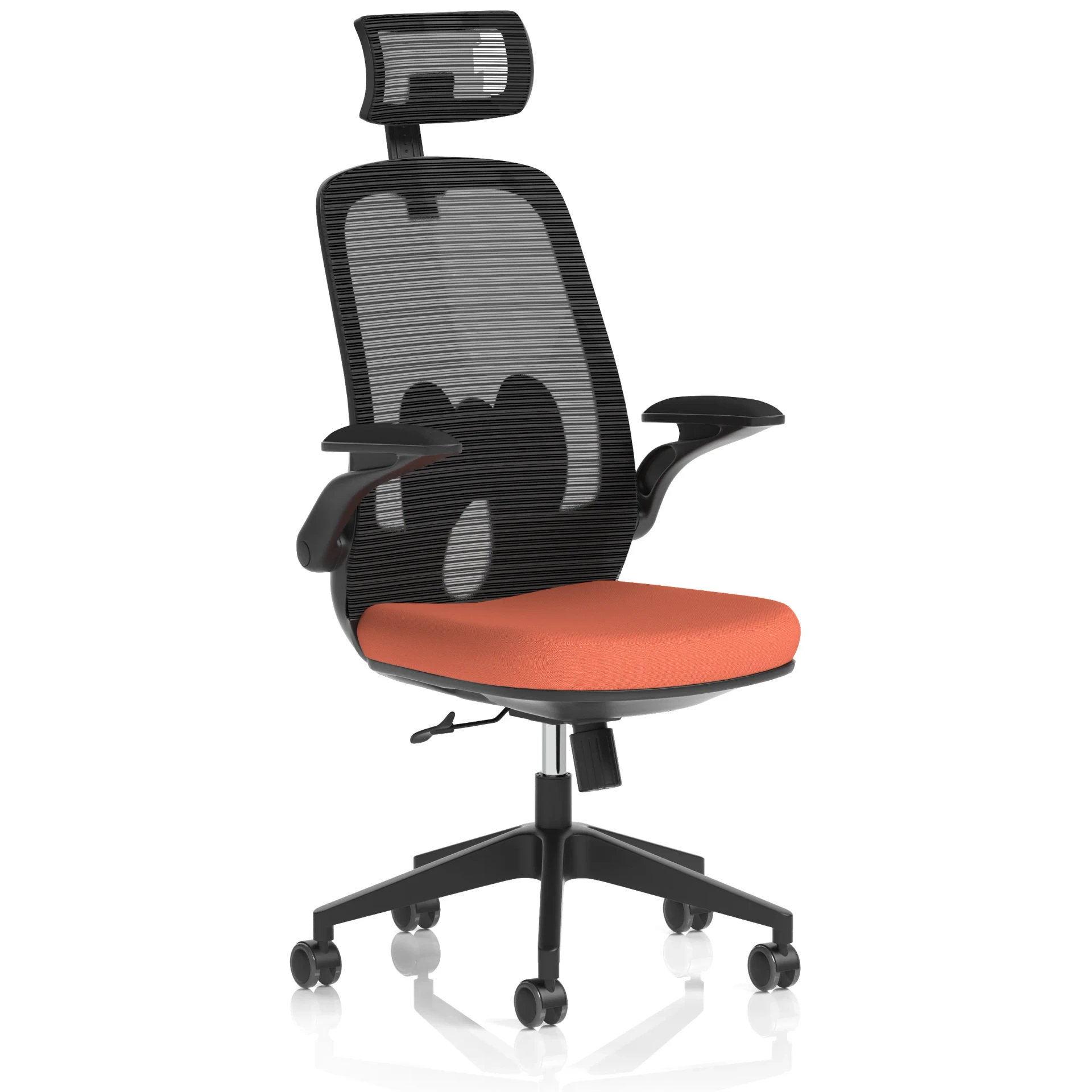Sigma High Mesh Back Executive Office Chair with Folding Arms