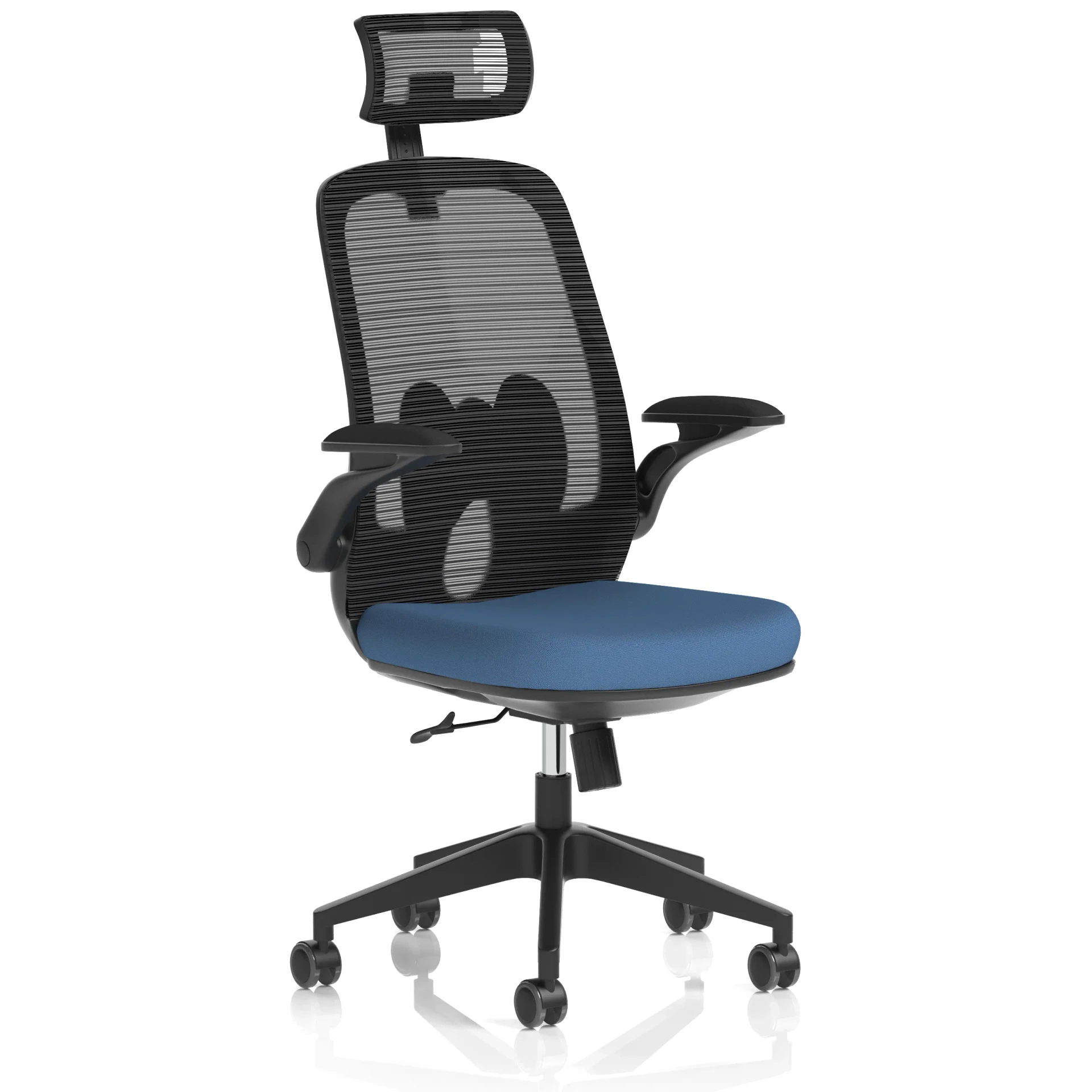 Sigma High Mesh Back Executive Office Chair with Folding Arms