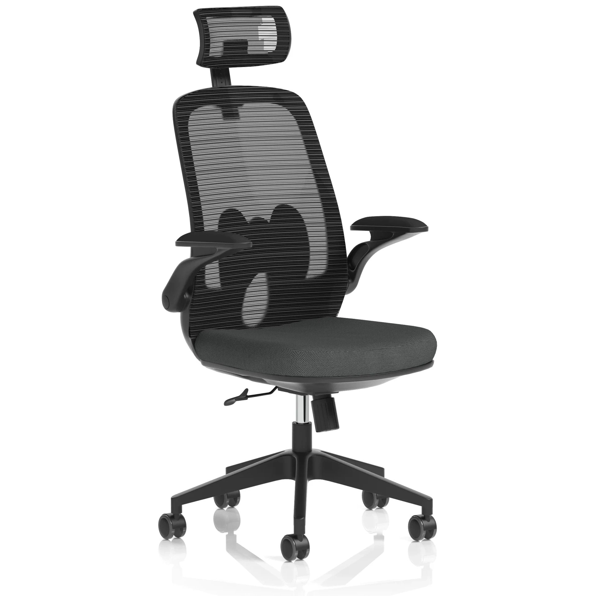 Sigma High Mesh Back Executive Office Chair with Folding Arms