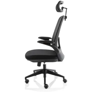 Sigma High Mesh Back Executive Office Chair with Folding Arms