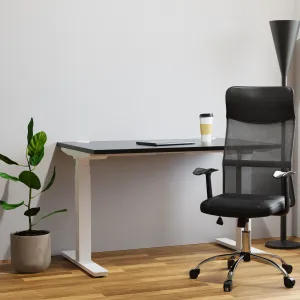 Vegalite High Mesh Back Black Executive Office Chair with Arms