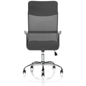 Vegalite High Mesh Back Black Executive Office Chair with Arms