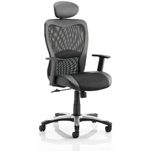 Victor II Mesh Back Executive Office Chair with Optional Headrest